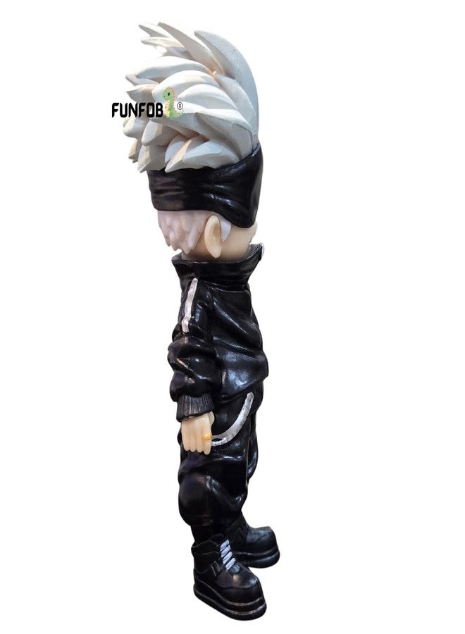FUNFOB Jujutsu Kaisen Gojo Action Figure Height -13.5 Collectible for Anime Fans Manga Weeb PVC Multicolour | Gojo Standing Short - Image 4